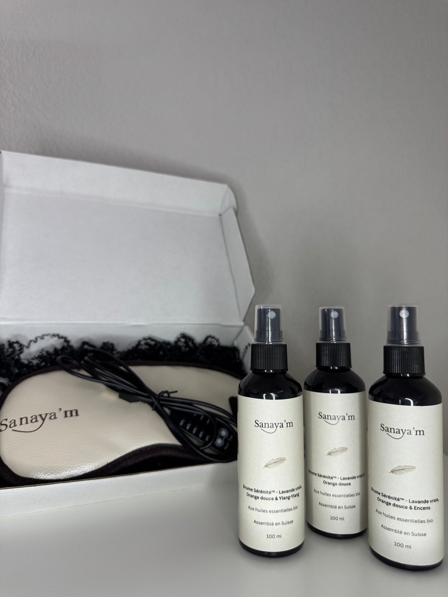 Coffret Sérénité™ – 1 Masque + 3 Brumes (100 ml)