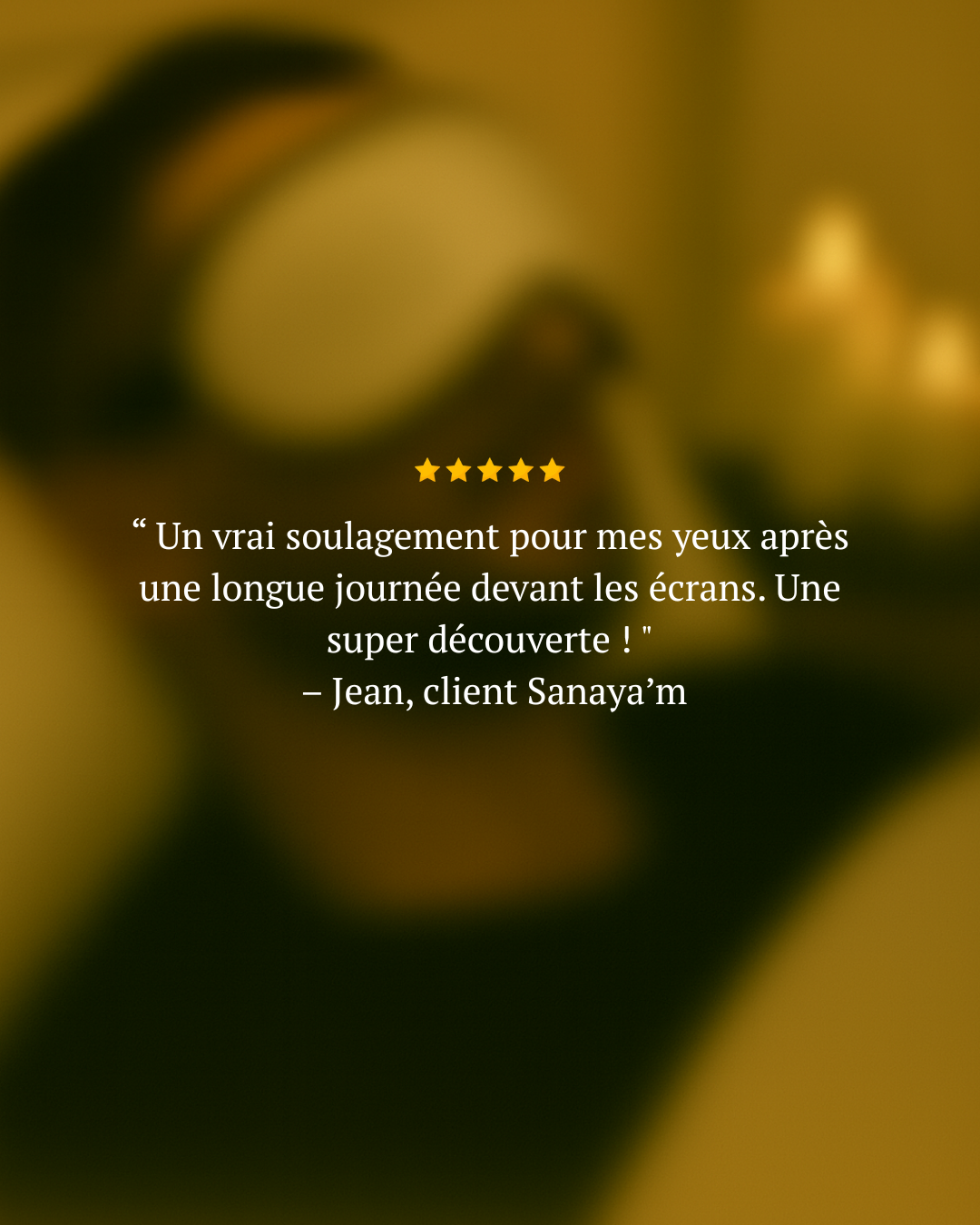 Saneye™ - Masque Chauffant aux Pierres de Tourmaline (v2)